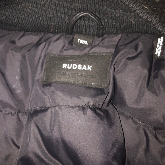 This is a rudsak black XL coat! - Picture 3 of 8